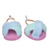 Fuzzy Pastel Slippers