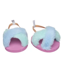 Fuzzy Pastel Slippers