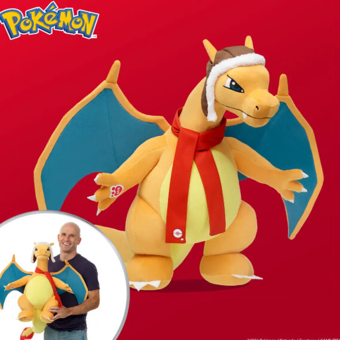 Giant-Sized Charizard Plush Bundle