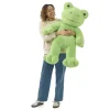 Giant Spring Green Frog Stuffed Animal