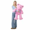 Giant Spring Pink Frog Stuffed Animal