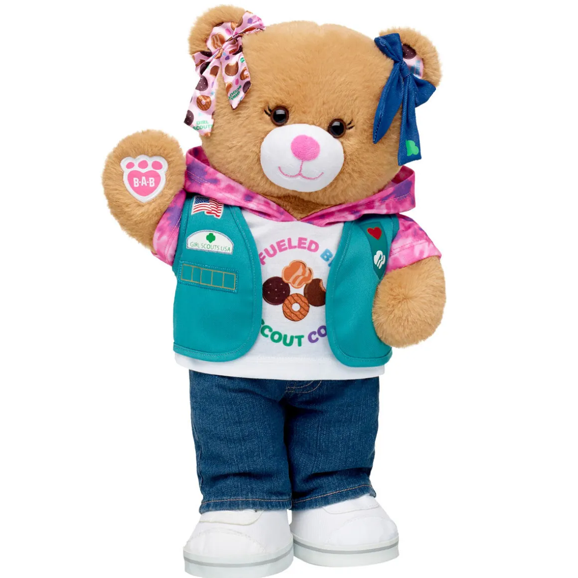 Girl Scout Cookie™ Teddy Bear Junior Gift Set with Bows