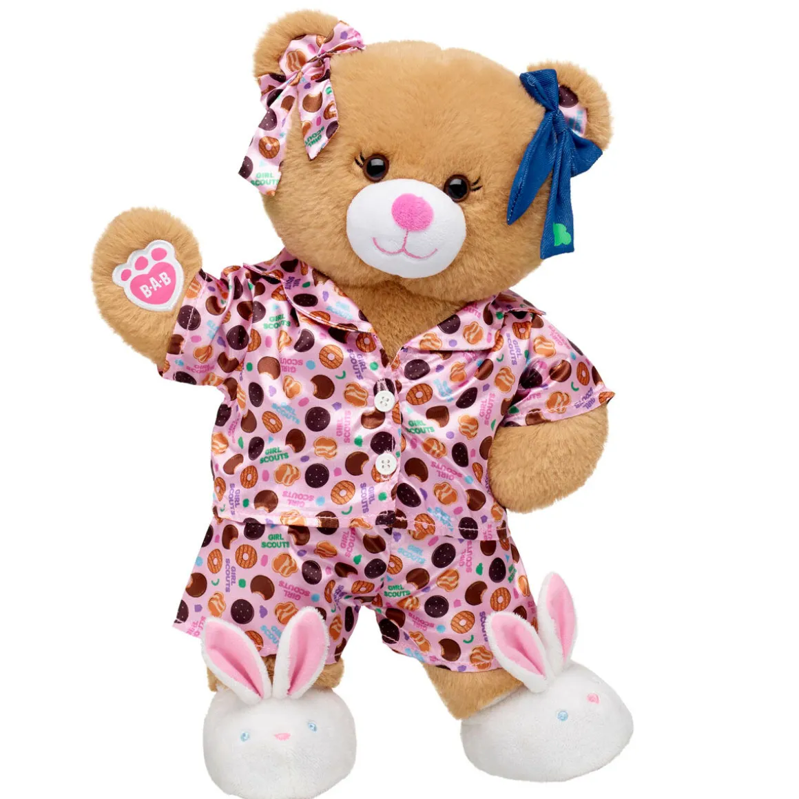 Girl Scout Cookie™ Teddy Bear Pajama Gift Set with Bows