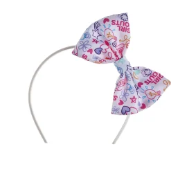 Girl Scout Doodle Print Bow Headband
