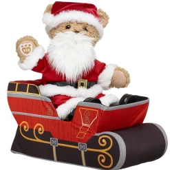 "Glisten and the Merry Mission" Santa's Sleigh Plush
