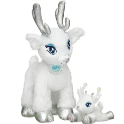 Glisten and the Merry Mission™ Glisten the Snow Reindeer Plush & Build-A-Bear Mini Beans® Gift Set