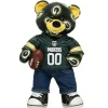 Green Bay Packers Football Teddy Bear Gift Set