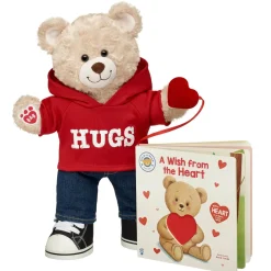 Happy Hugs Teddy Bear "A Wish from the Heart" Board Book Gift Set