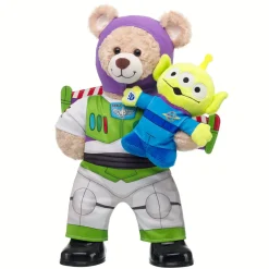 Happy Hugs Teddy Bear Disney and Pixar Toy Story Buzz Lightyear Gift Set with Alien