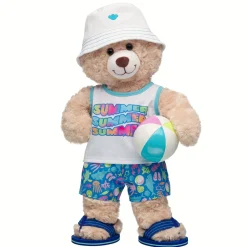 Happy Hugs Teddy Bear Summer Beach Gift Set