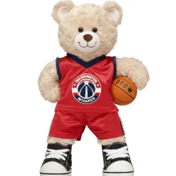 Happy Hugs Teddy Bear Washington Wizards Basketball Gift Set