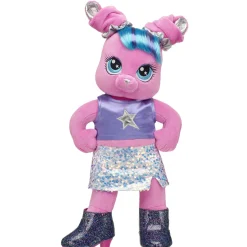 Honey Girls Risa Rabbit Plush Sparkly Gift Set