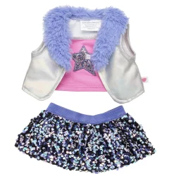 Honey Girls Sequin Skirt Set