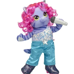 Honey Girls Teegan Tiger Plush Pink Hair Gift Set