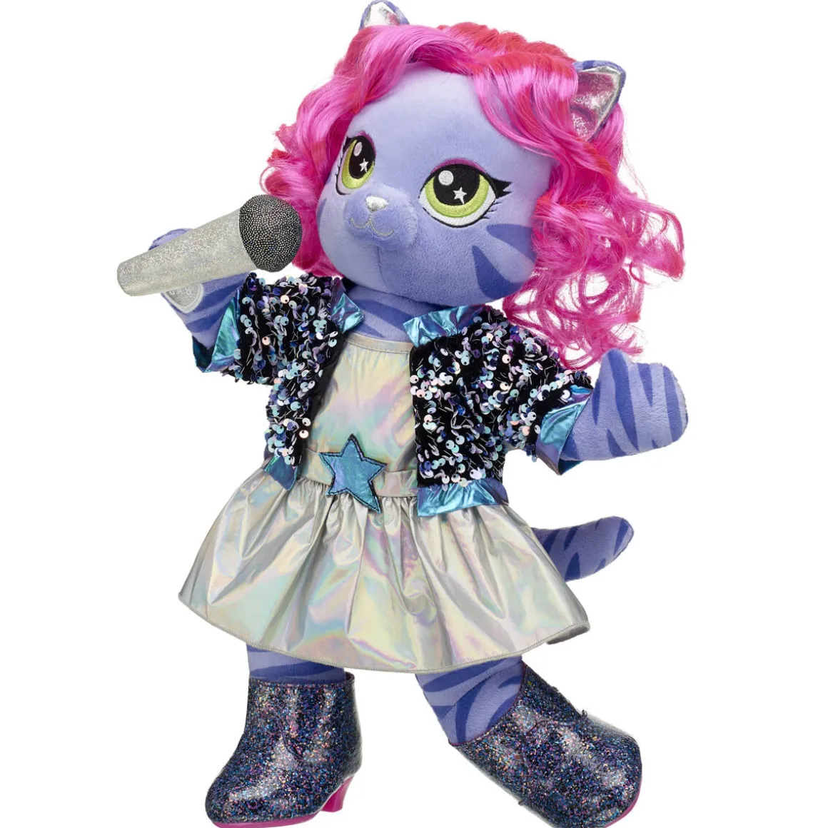 Honey Girls Teegan Tiger Plush Sequin 2-Fer Gift Set