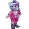 Honey Girls Viv Teddy Bear Purple Hair Gift Set