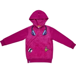 Kabu™ Pink Half Zip Sherpa Hoodie