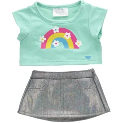 KABU™ Rainbow Tee and Skirt Set