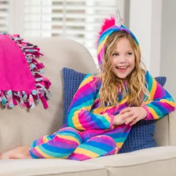 Kids' Rainbow Unicorn Onesie