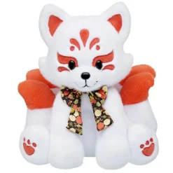 Kitsune Fox Stuffed Animal with Gifting Bow