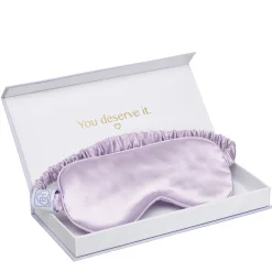 Lavender Satin Eye Mask Box