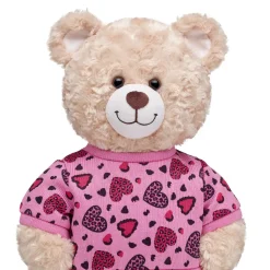 Leopard Print Heart Sweater