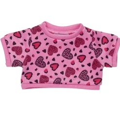 Leopard Print Heart Sweater