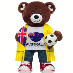 Let's Goal Bear Australia Soccer Gift Set
