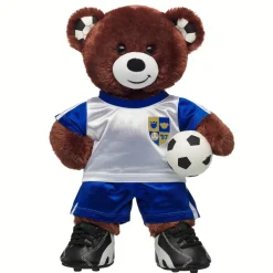 Let's Goal Bear Blue Soccer Uniform Gift Set