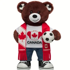 Let's Goal Bear Canada Soccer Gift Set