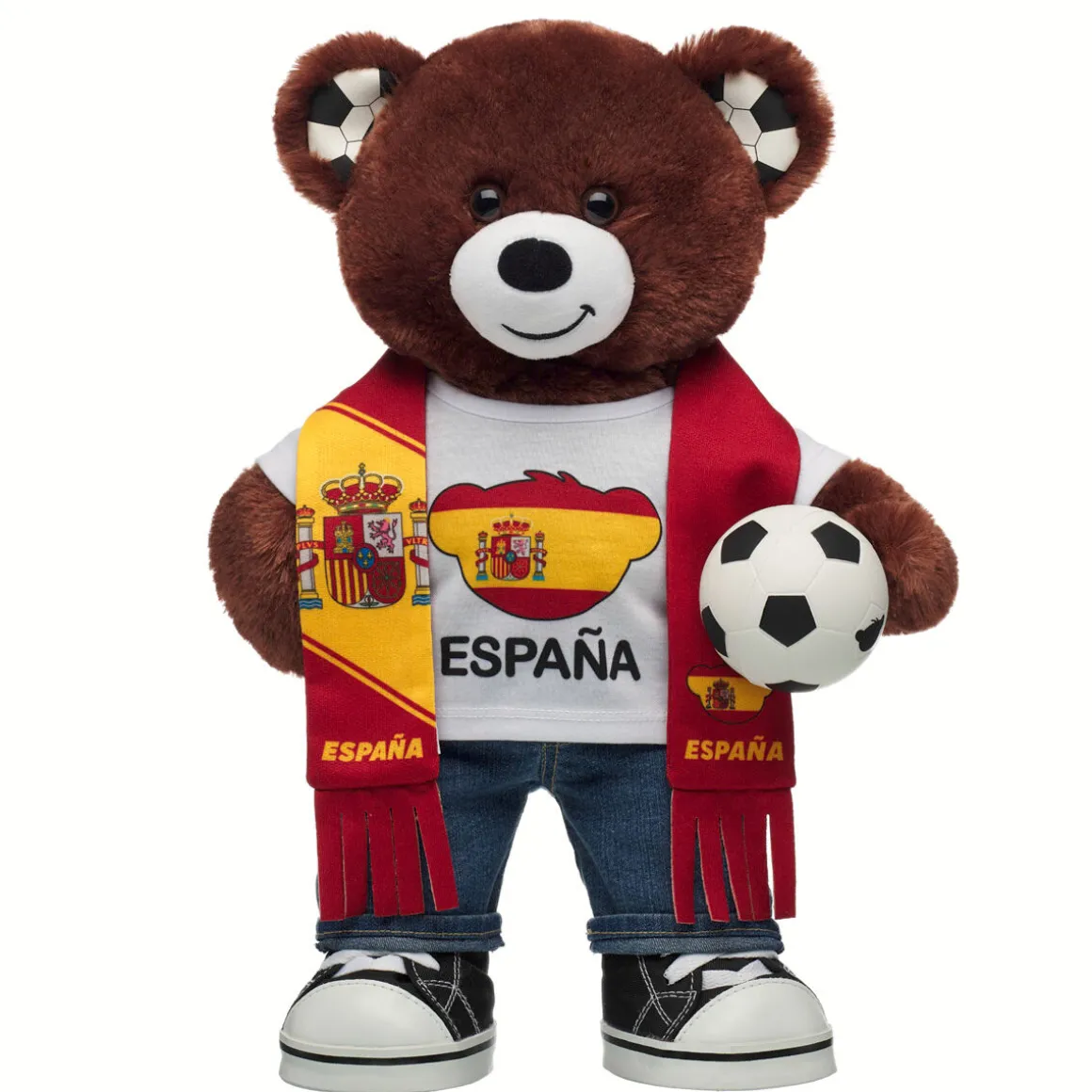 Let's Goal Bear Spain Soccer Gift Set