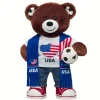 Let's Goal Bear USA Soccer Gift Set