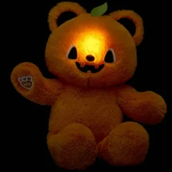 Light-Up Pumpkin Glow Teddy Bear