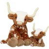 Longhorn Cow Stuffed Animal & Build-A-Bear Mini Beans® Gift Set
