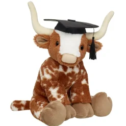 Longhorn Cow Stuffed Animal Graduation Gift Set