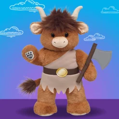 Minotaur Plush with Warrior Outfit & Axe