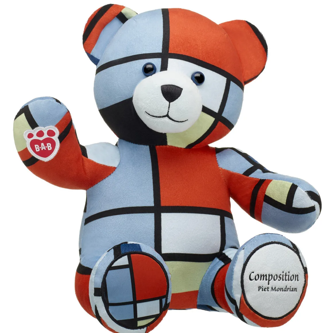 Mondrian Composition Teddy Bear