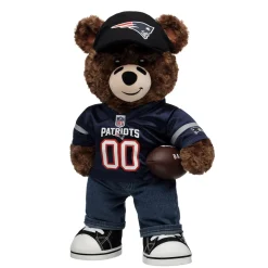 New England Patriots Football Bear Football Gift Set