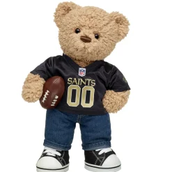 New Orleans Saints Timeless Teddy Bear Football Gift Set