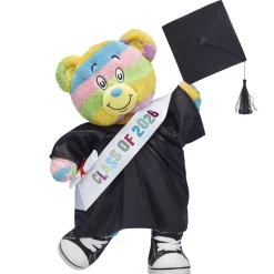 Oh, the Places You'll Go! Teddy Bear Black Graduation Gown Gift Set