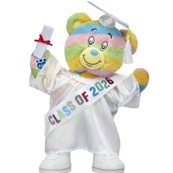 Oh, the Places You'll Go! Teddy Bear White Graduation Gown Gift Set