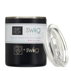 12 oz. HeartBox x Swig Life Stainless Steel Insulated Lowball