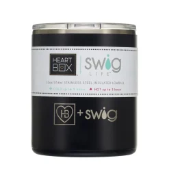 12 oz. HeartBox x Swig Life Stainless Steel Insulated Lowball