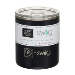 12 oz. HeartBox x Swig Life Stainless Steel Insulated Lowball