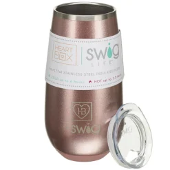 6 oz. HeartBox x Swig Life Stemless Flute