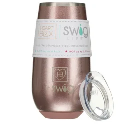 6 oz. HeartBox x Swig Life Stemless Flute