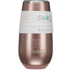 6 oz. HeartBox x Swig Life Stemless Flute
