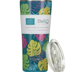22 oz. Swig Life Palm Leaf Insulated Tumbler