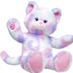 Pastel Swirl Kitty Stuffed Animal