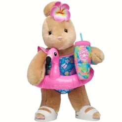 Pawlette™ Bunny Plush Flamingo Floatie Gift Set